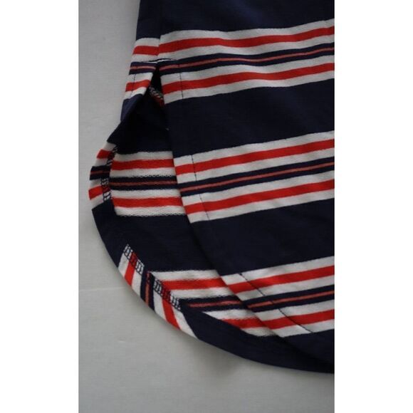 La Blanca LB3ZC55 Women Sz S Blue Sailor Stripe Lace-Up Swim Cover-Up Tunic $103 - Picture 10 of 16